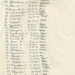 Список выдачи чечакам рукавиц, июль 1985 года (окончание).