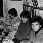 Подготовка вечера 15-летия "Чечако", 1981